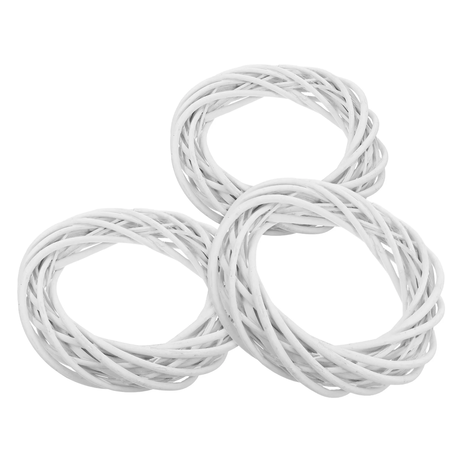 

3pcs 20Cm Grapevine Wreath Base Natural Vine Branch Hoop For Diy Wreath Making Supplies Rustic Front Porch Door Decor Wedding