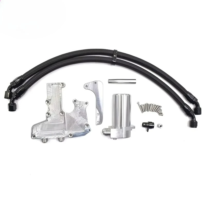 

Oil Separator Tank Reservoir Kit CNC Aluminum Gen2 EA888 Engine Oil Catch Can Kit