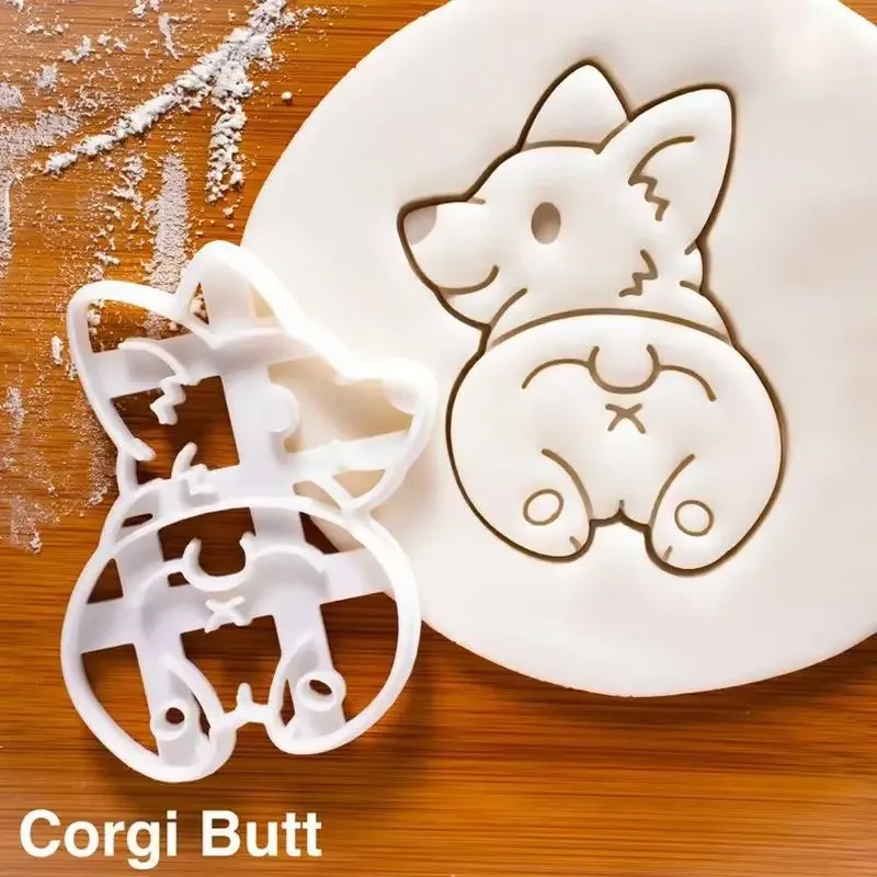 1/3pcs Christmas Gingerbread Cookie Cutter Gingerbread Man Skull Candy Biscuits Baking Mould For Xmas Halloween Party Cake Decor view 2