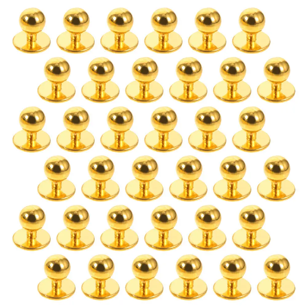 50 stuks plastic knoppen voor chef-kokjas, ronde studs, uniforme vervangingsset, professionele chef-kokpak naaiaccessoires