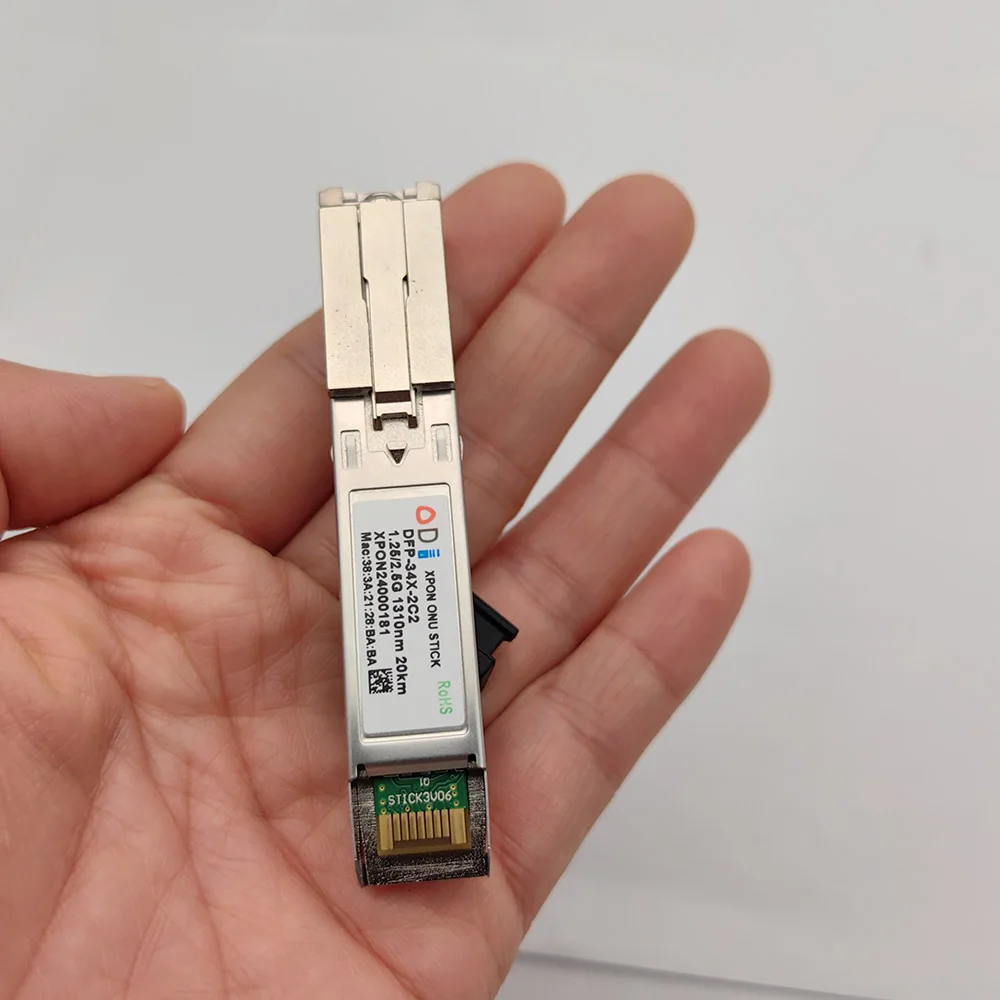 Imagem -04 - Epon Stick Sfp Gpon Onu com Mac sc 1310nm 1490nm dm Módulo Ont 20km Olt Onu Mac Xpon