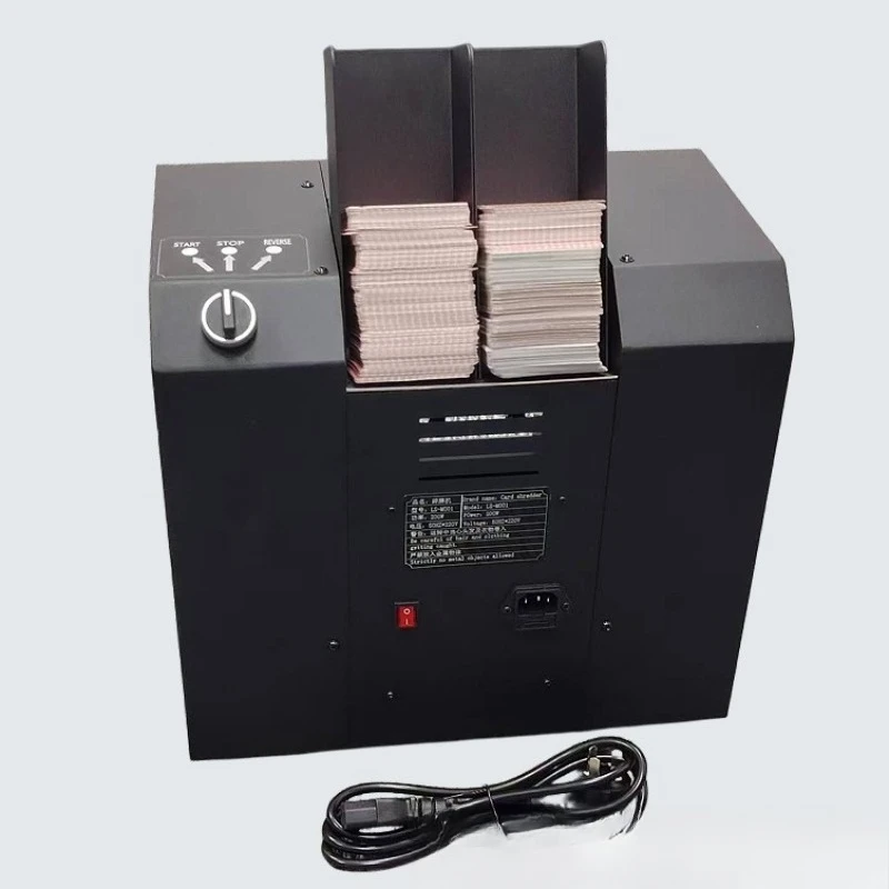 

Waste playing card crusher, special high-efficiency crushing for old cards in entertainment venues