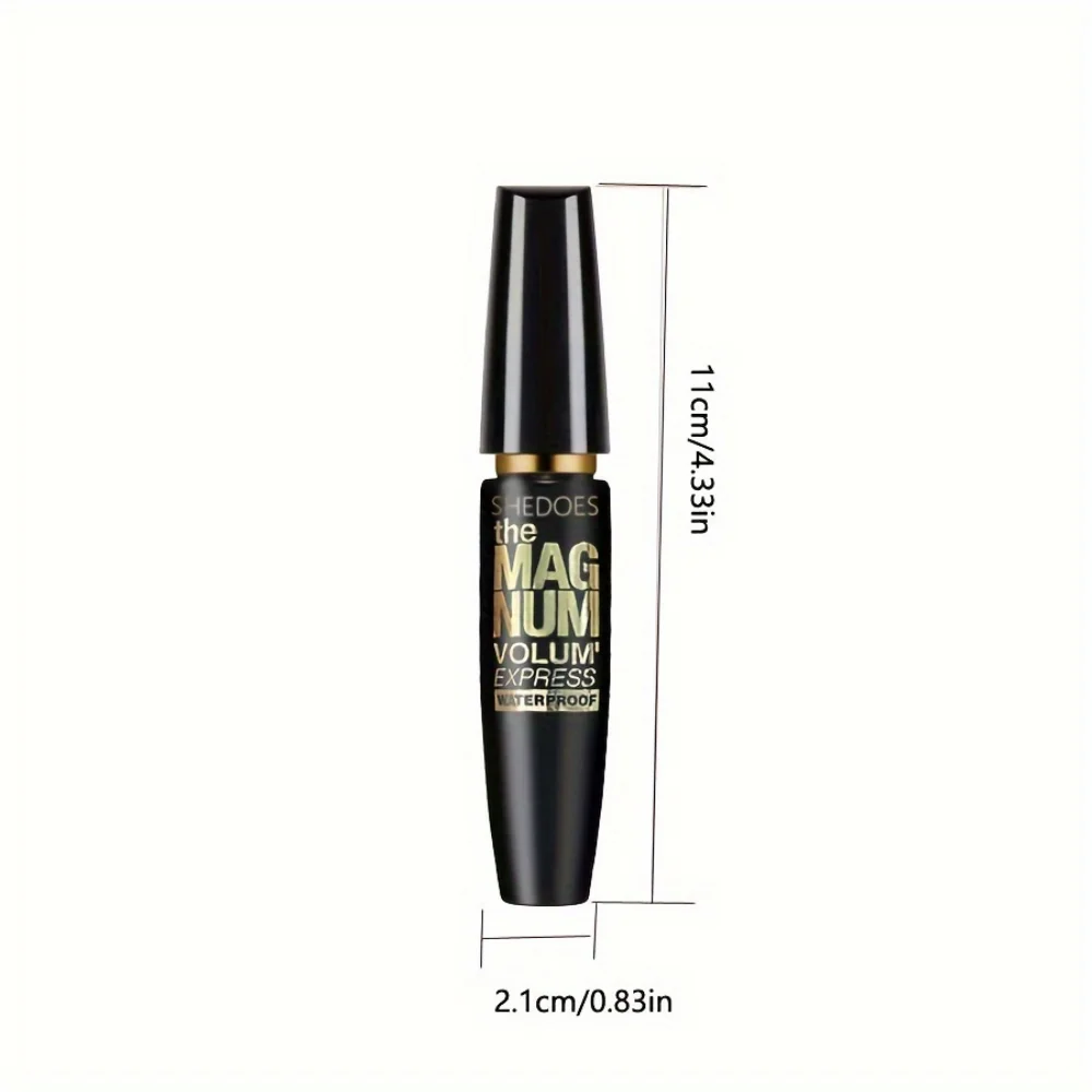5D Black Waterproof Mascara Lengthens Eyelashes Extension Thick Silk Fiber Mascara Female Makeup Eye Cosmetics Tools for Gifts