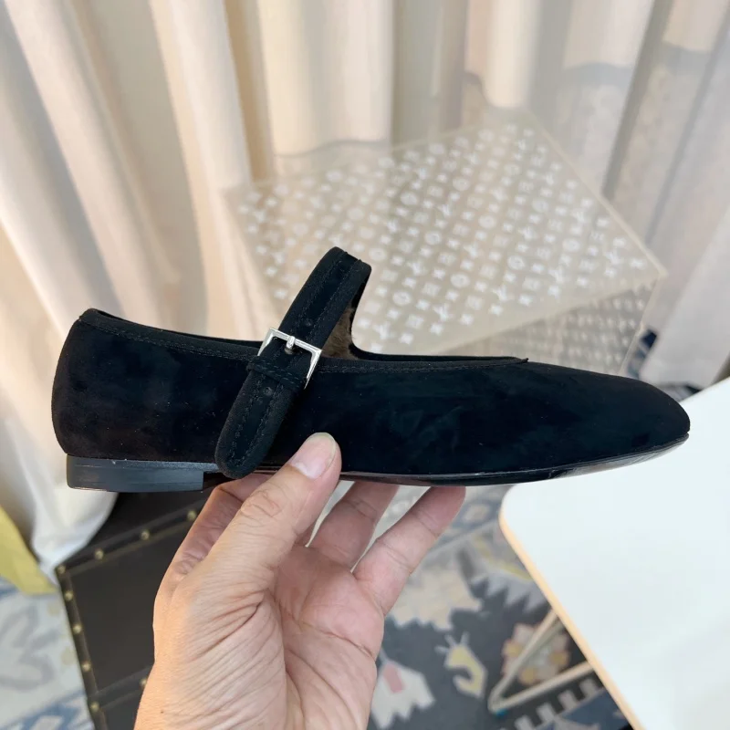 

New model of genuine leather minimalist high-end understated luxurious women's sheepskin casual shoes