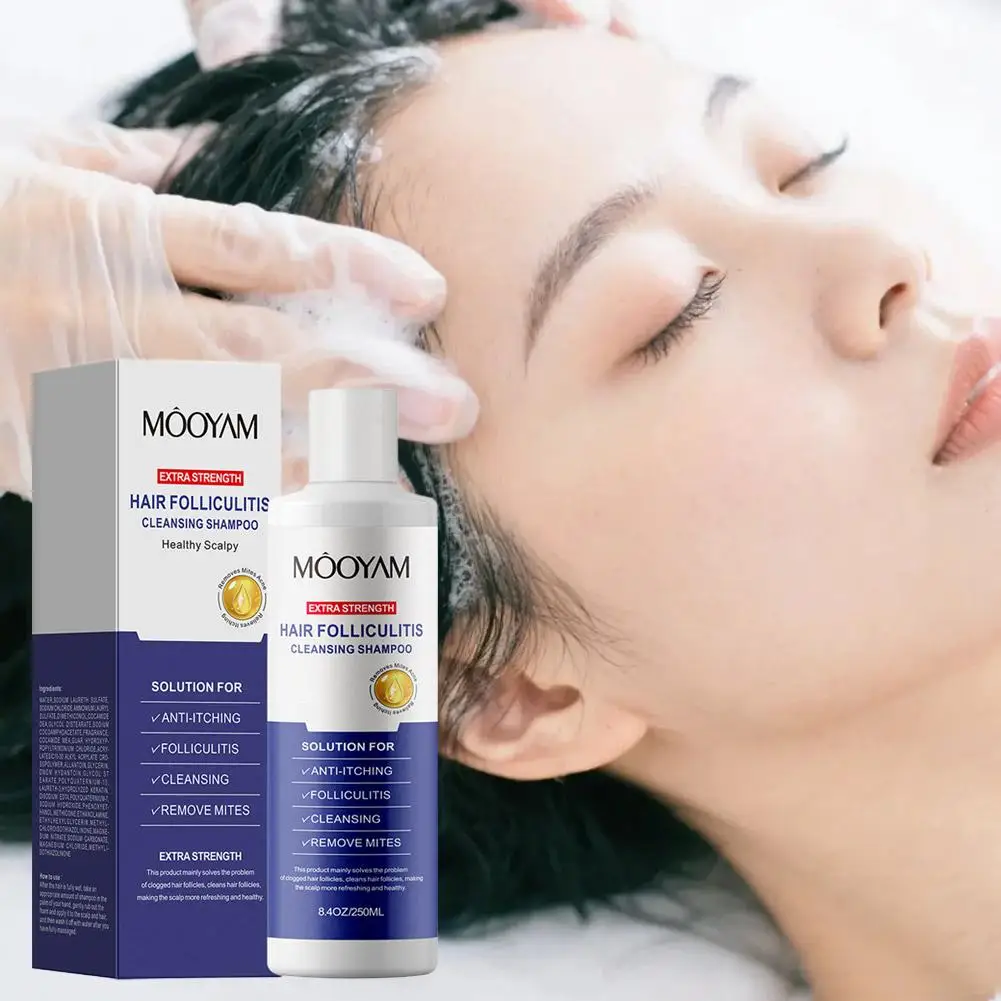 

250ml Anti Dandruff Shampoo Deep Cleansing Scalp Hair Cleansing Shampoo Itching Hair Refreshing Shampoo Relief K1I7