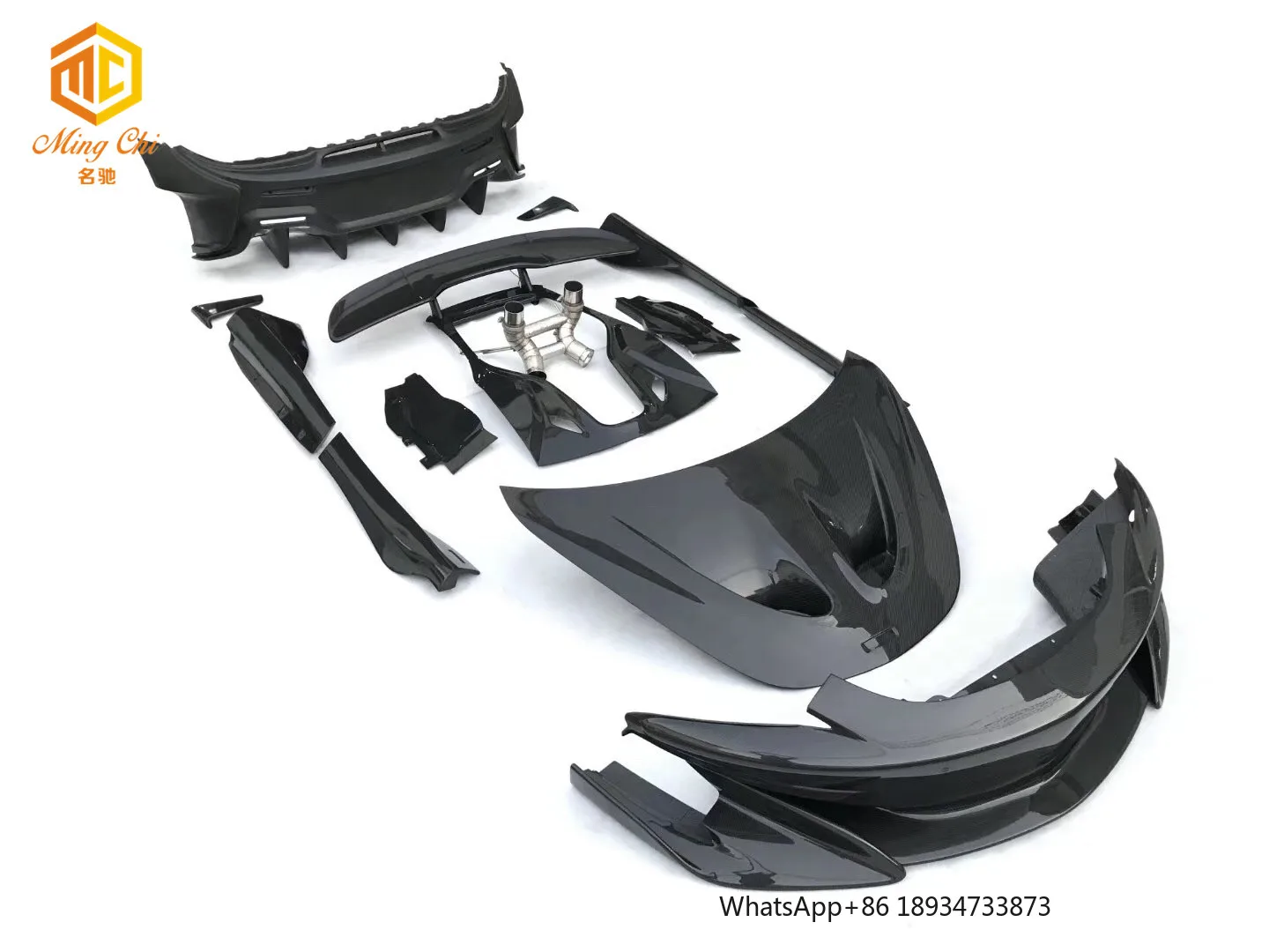 600LT carbon fiber body kit is suitable for McLaren 540C 570C 570GT body kit 600LT bumper hood skirt spoiler