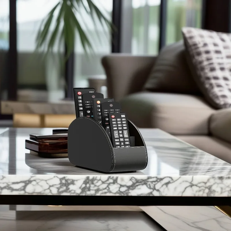 1pc Control Holder - Remote Caddy Tray Organizer for TV, Media Players, Pens,  Space-Saving Desktop & Bedside Table Organizer