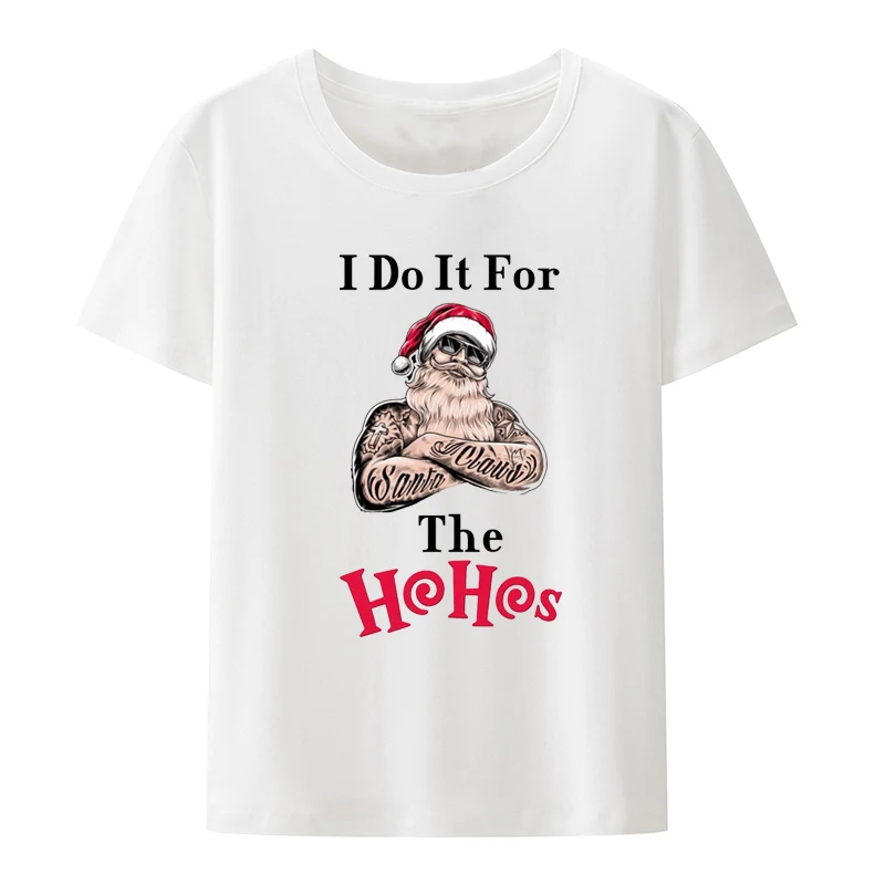 

Футболки с рисунком I Do It for the Hohos, мужская одежда, футболка с принтом Koszulki, топ с круглым вырезом и короткими рукавами, креативный удобный стиль