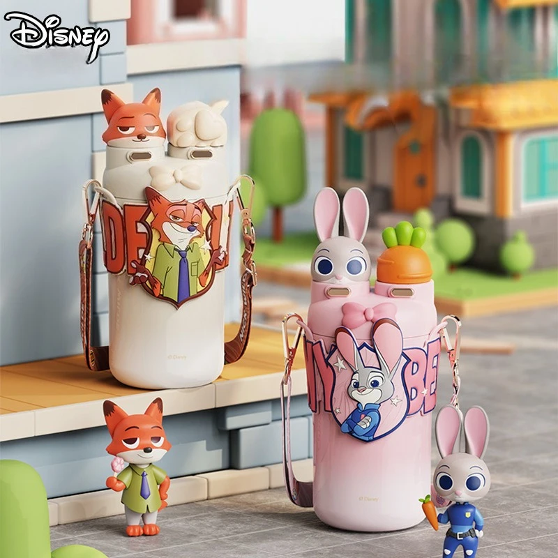 

Детская изолированная чашка Disney для студентов Judnick, специальная чашка для воды 316, портативная соломенная чашка для двойного питья