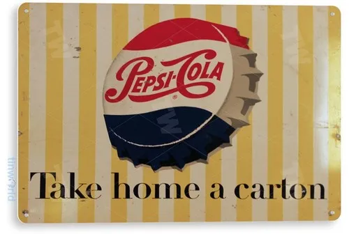 TIN SIGN Carton Metal Décor Wall Art Soda Fountain Cola Store Shop A731 --Tin Sign