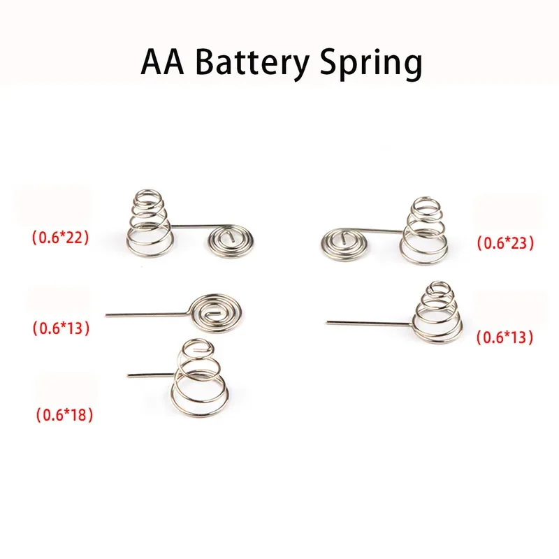 

AA Battery Connector Spring AAA Battery Remote Control Conductive Shrapnel Positive and Negative Metal Sheets Accessory Part