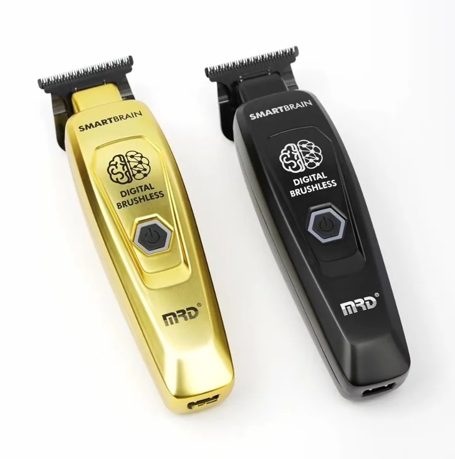 MRD CLIPPER GMT-90-4 ماكينة تشذيب شعر الدماغ الذكية، 7200RP، ماكينة قص الشعر للرجال جسم معدني كامل DLC 440C شفرة