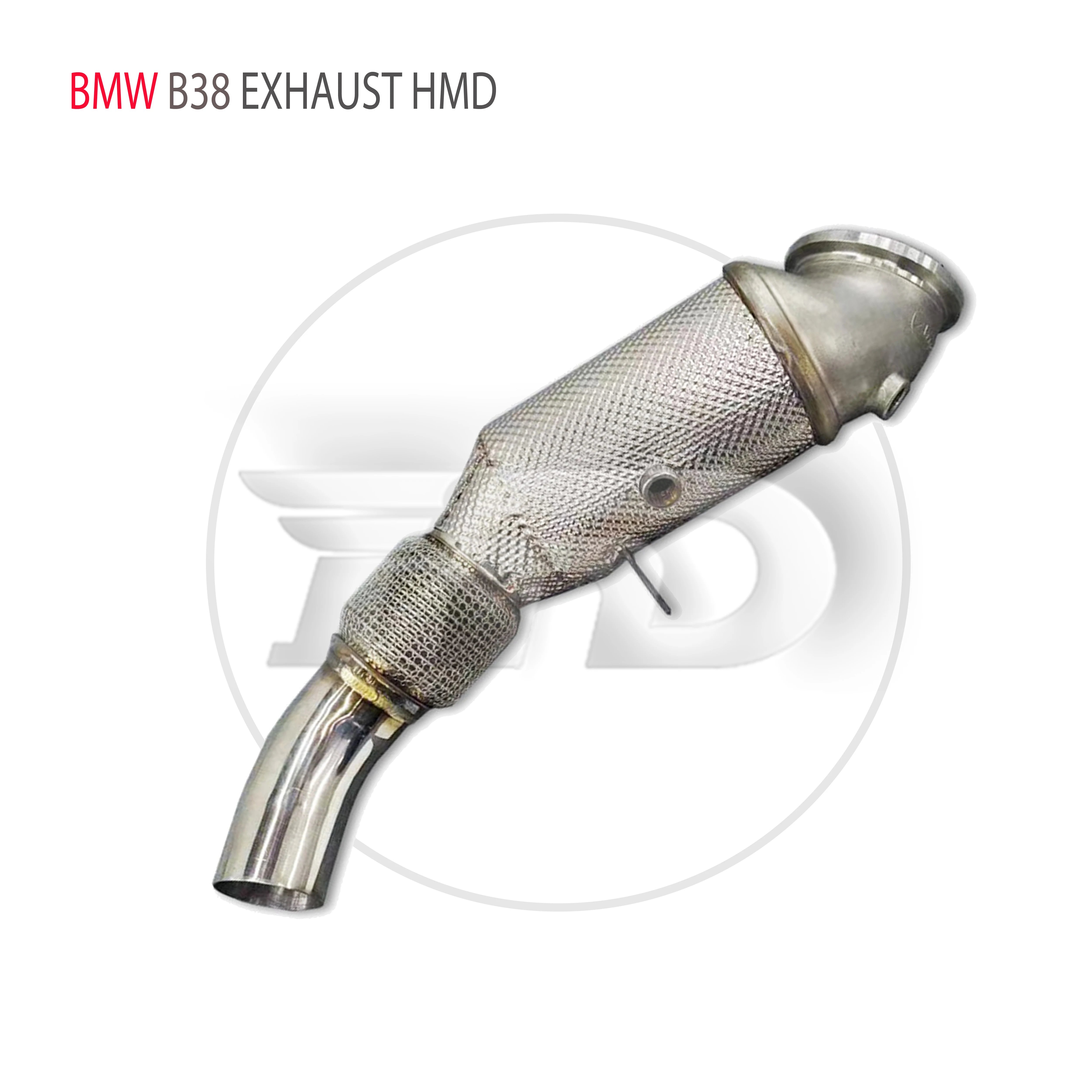 High Flow Performance Downpipe for BMW 218i 220i B38 1.5T HMD Exhaust System Car Accessories With Cat Pipe