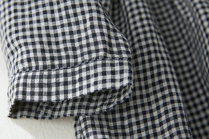 2026 Patchwork Fashion Black White Plaid Autumn Dresses Office Lady Work Dress Japanese Style Women Spring Casual Long Clothing