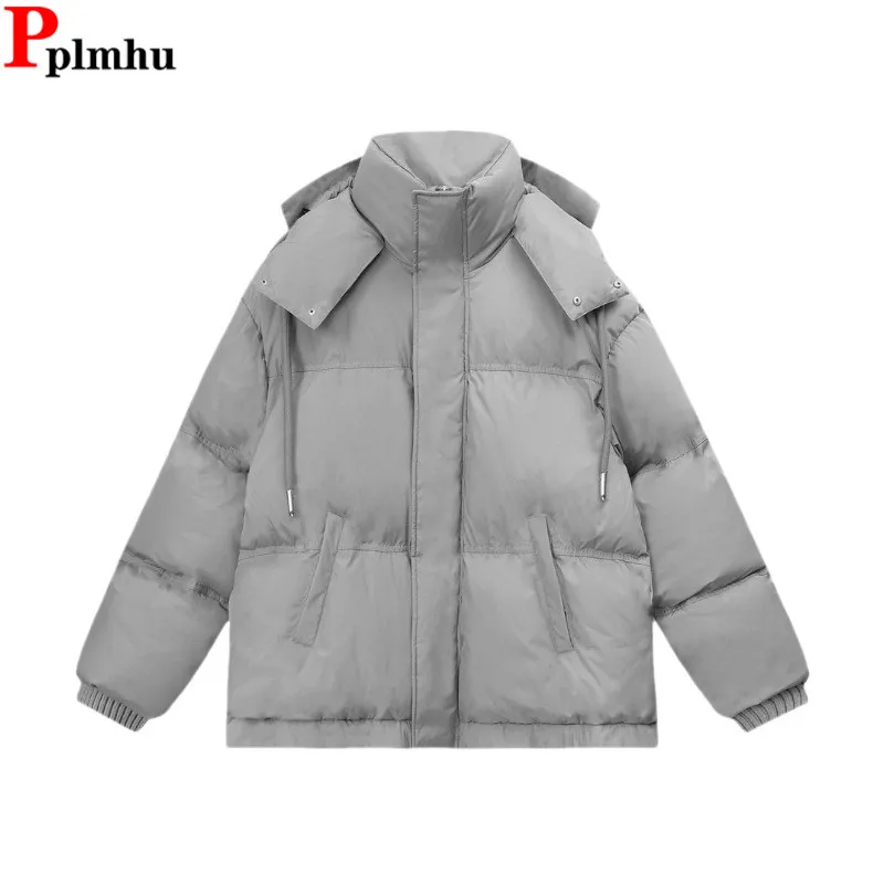 Winter Hooded Down Cotton Coats Tops Snow Wear Warm Women Chaqueta Loose Casual Classic Casaco Korea Fashion New Jaqueta Abrigo