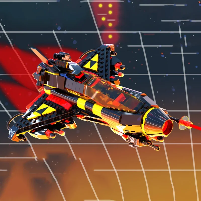 

507PCS MOC Blacktron APTS Eclipse Starfighter Modular DIY Building Blocks Educational Toys for Kids Birthday Gift