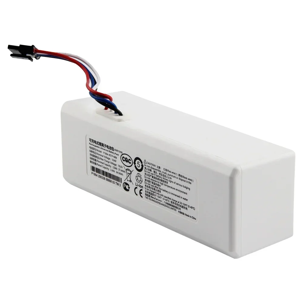 Replacement Battery 1C P1904-4S1P-MM For Xiaomi Mijia Mi Vacuum Cleaner Sweeping Mopping Robot Battery G1 High Quality Batteries