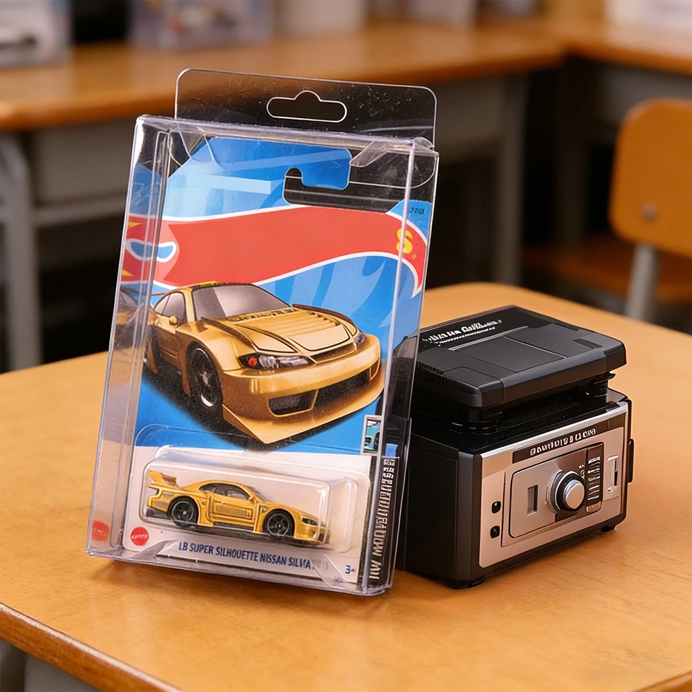 25PCS for HHot Wheels Premium Card Protector Display Case for Diecast Cars Protective 1:64