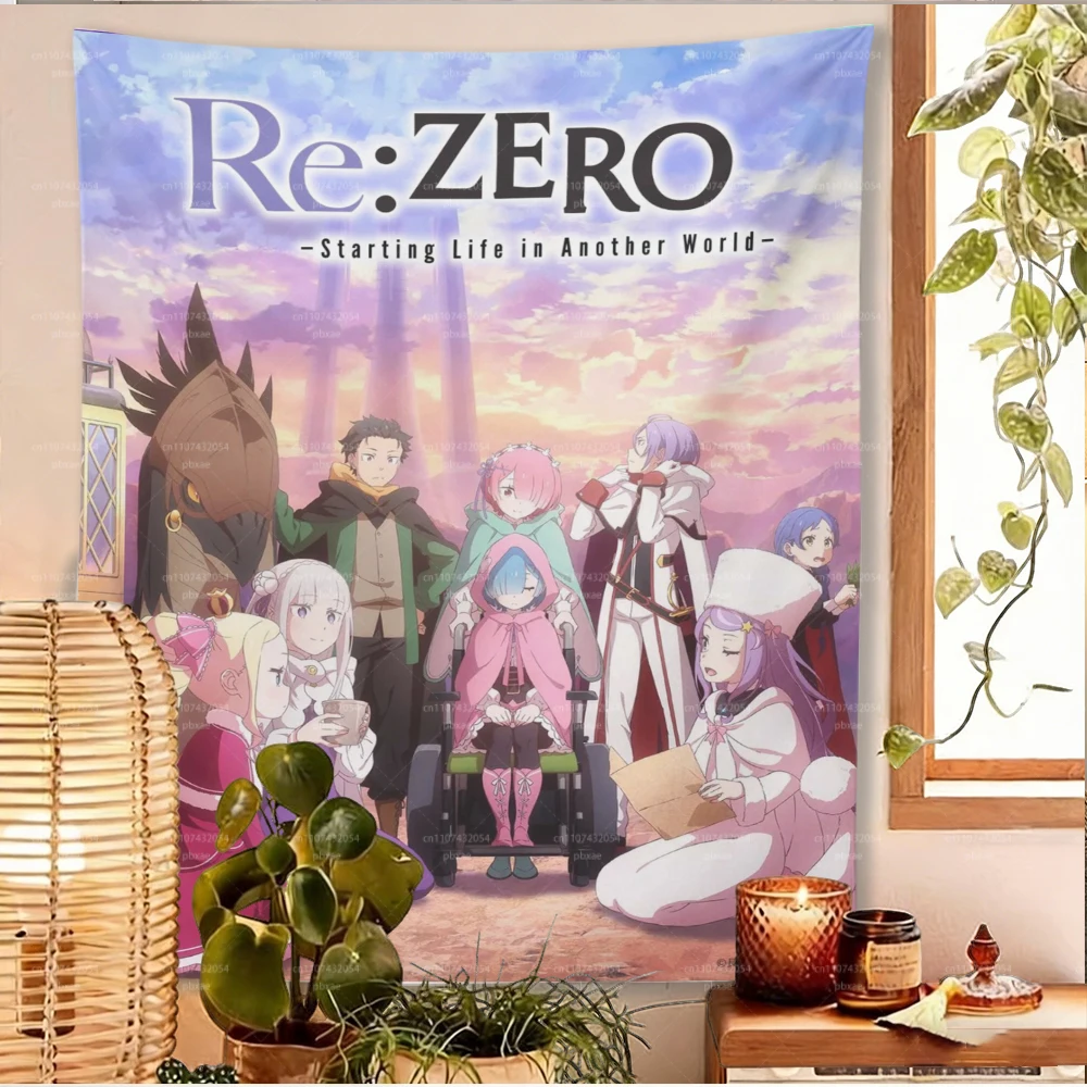 Anime R-Re:ZERO Starting Life in Another World Tapestry Wall