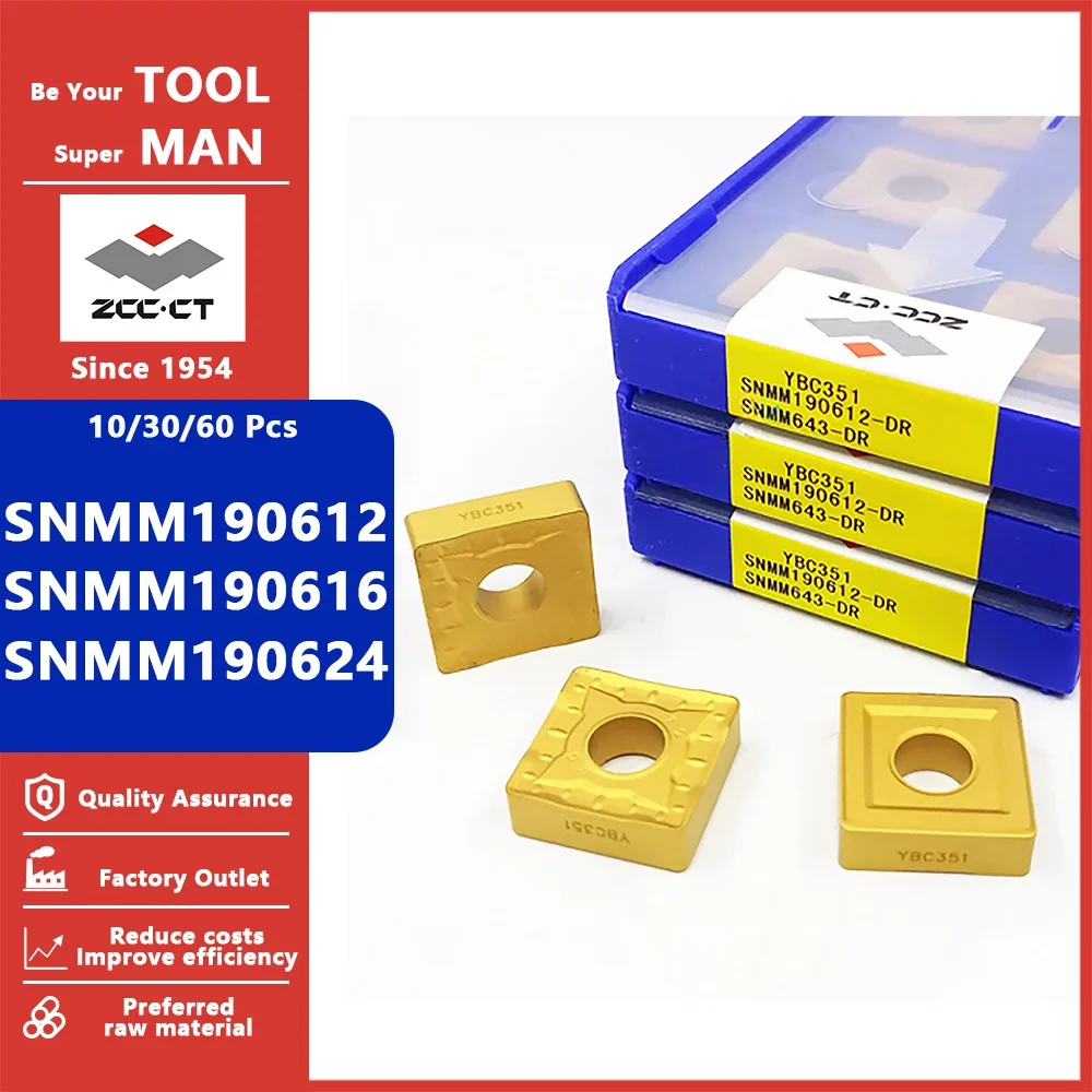 

ZCC SNMM190612 SNMM190616 SNMM190624 SNMM 190612 190616 190624 Режущий инструмент Инструменты с ЧПУ Токарные твердосплавные вставки Токарный станок Резак Инструмент