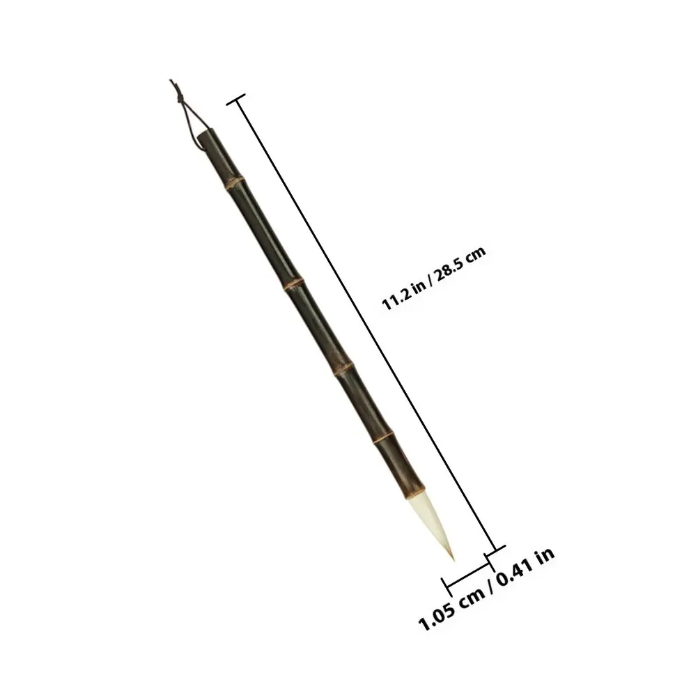 Chinese Calligraphy Brush High Grade Smooth Handle Traditional Writing Brush for Students Drawing Painting Calligraphy Art