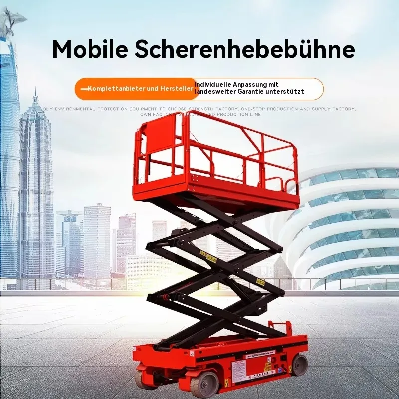 XMSJ Solar Lift Hoist Panel Lifter Elektrischer Construction Tools Elektrisch Electric Scaffold 3 Inch Block Drywall Platform