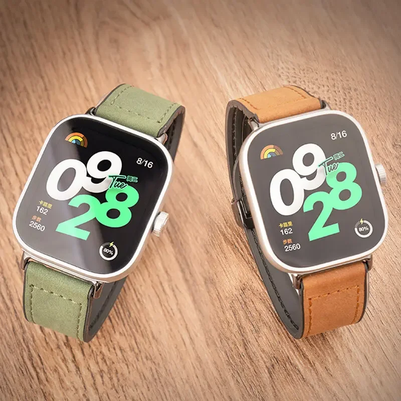 For Redmi Watch 4 5 Magnetic Silicone Band For For Xiaomi Mi Band 8/9pro Vintage Wristband Replaceable Wristband Accessories