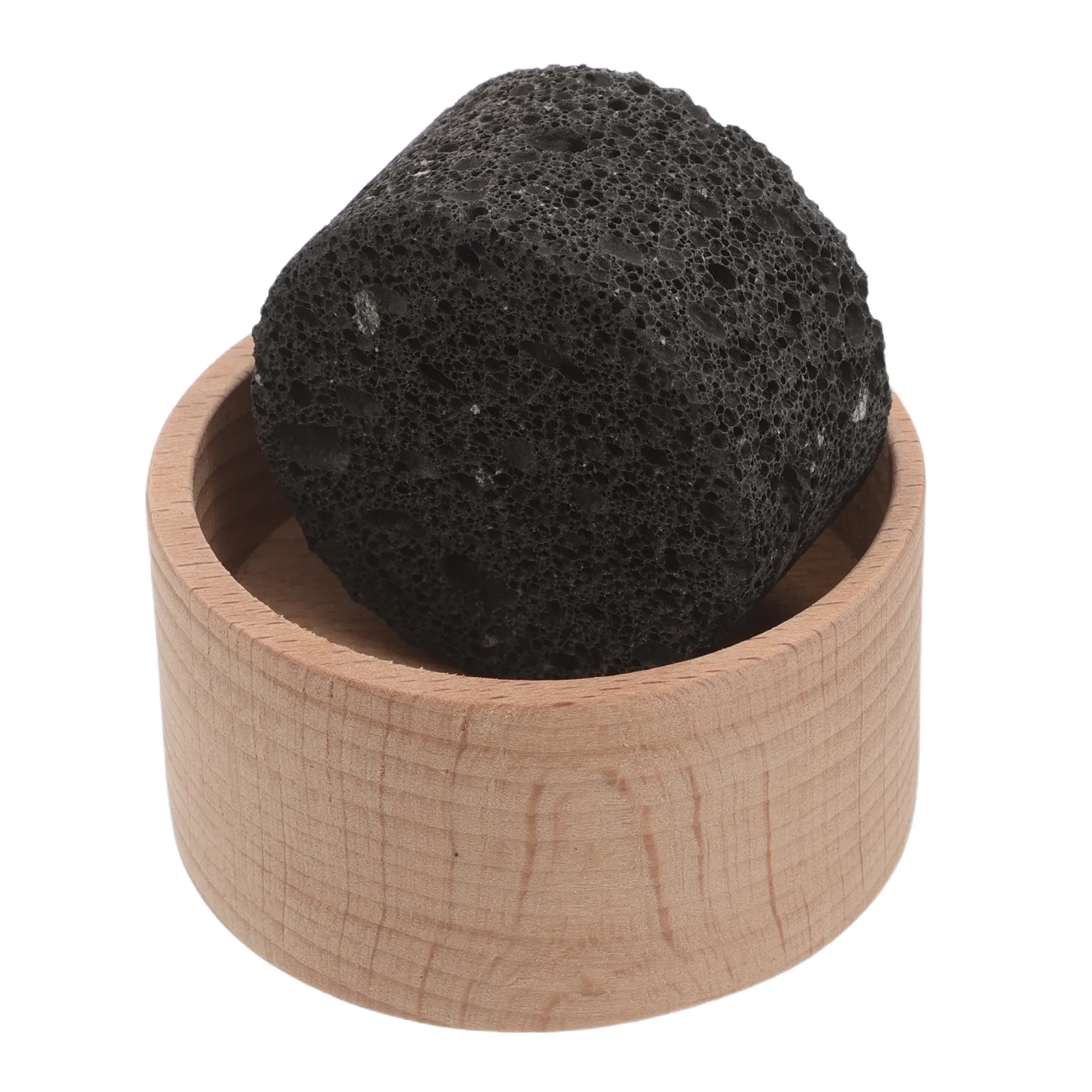 Lava Rock Passive Diffuser Handcrafted Wooden Base Essential Oil Diffuser Bedroom Office Aromatherapy Gift Home Fragrance Decor