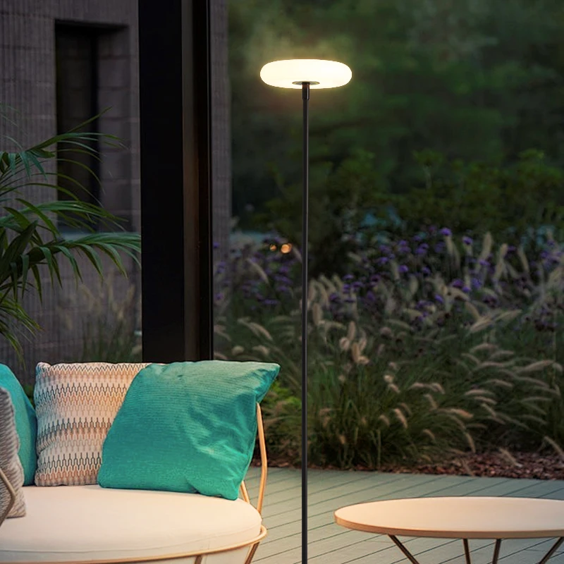 Modern Solar Lawn Light HomestayCharging Advanced Villa Garden View Courtyard Camping Outdoor Waterproof Removable Floor Lamp