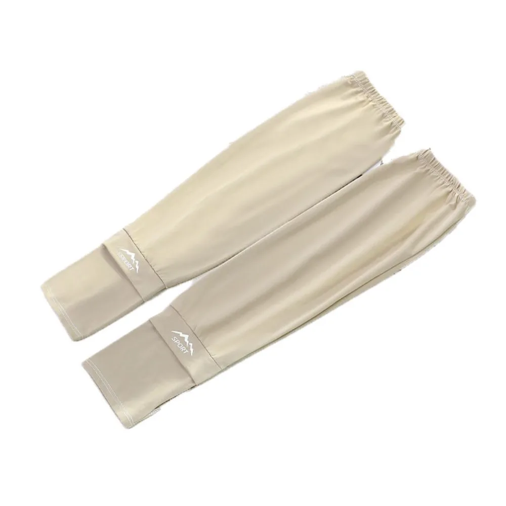 

Тонкие свободные рукава из ледяного шелка, анти-УФ-изоляция, солнцезащитный крем, рукав, перчатки с длинными рукавами, чехлы на руки, велосипедные перчатки для женщин/мужчин