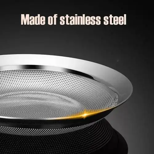 Filter Scoop Stainless Steel Fat Skimmer Spoon Fine Mesh Strainer Food Strainer With Handle Kitchen Oil Skimmer Strainer