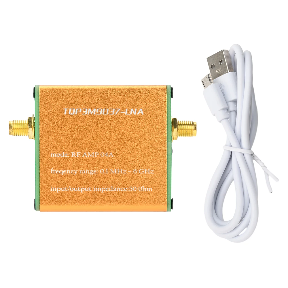 RF AMP 04A 0.1MHz-6GHz Low Noise Amplifier TQP3M9037-LNA RF Amplifier Module (Without Battery/With Battery)