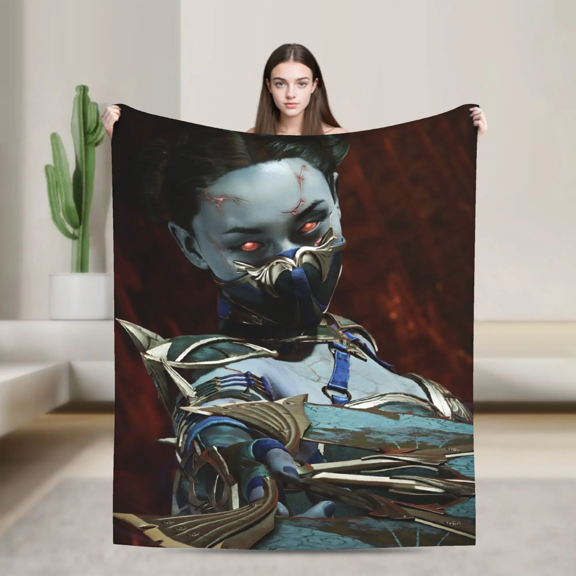 Mortal Kombat II Moive 2026 Merch Blanket Super Soft Warm  Throw Blankets for Bed 50x60 Inches Multiple Sizes Bedspread