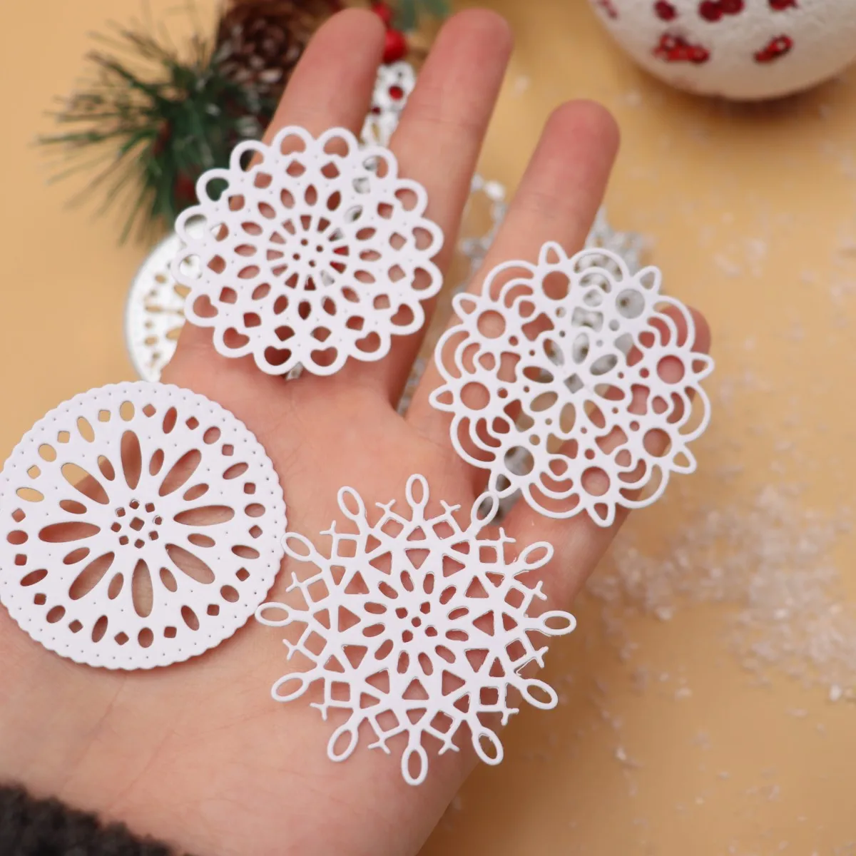 Craft Die Cut Scrapbook Round Flower Paper Cards Making Tool Cutting Dies Embossing DIY Decorative Album Cover