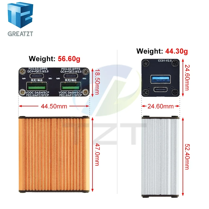 PD140W Motherboard Full Protocol Single-Channel Dual-Channel Fast Charging Desktop ChargerModule with PD QC AFC FCP VOOC Support