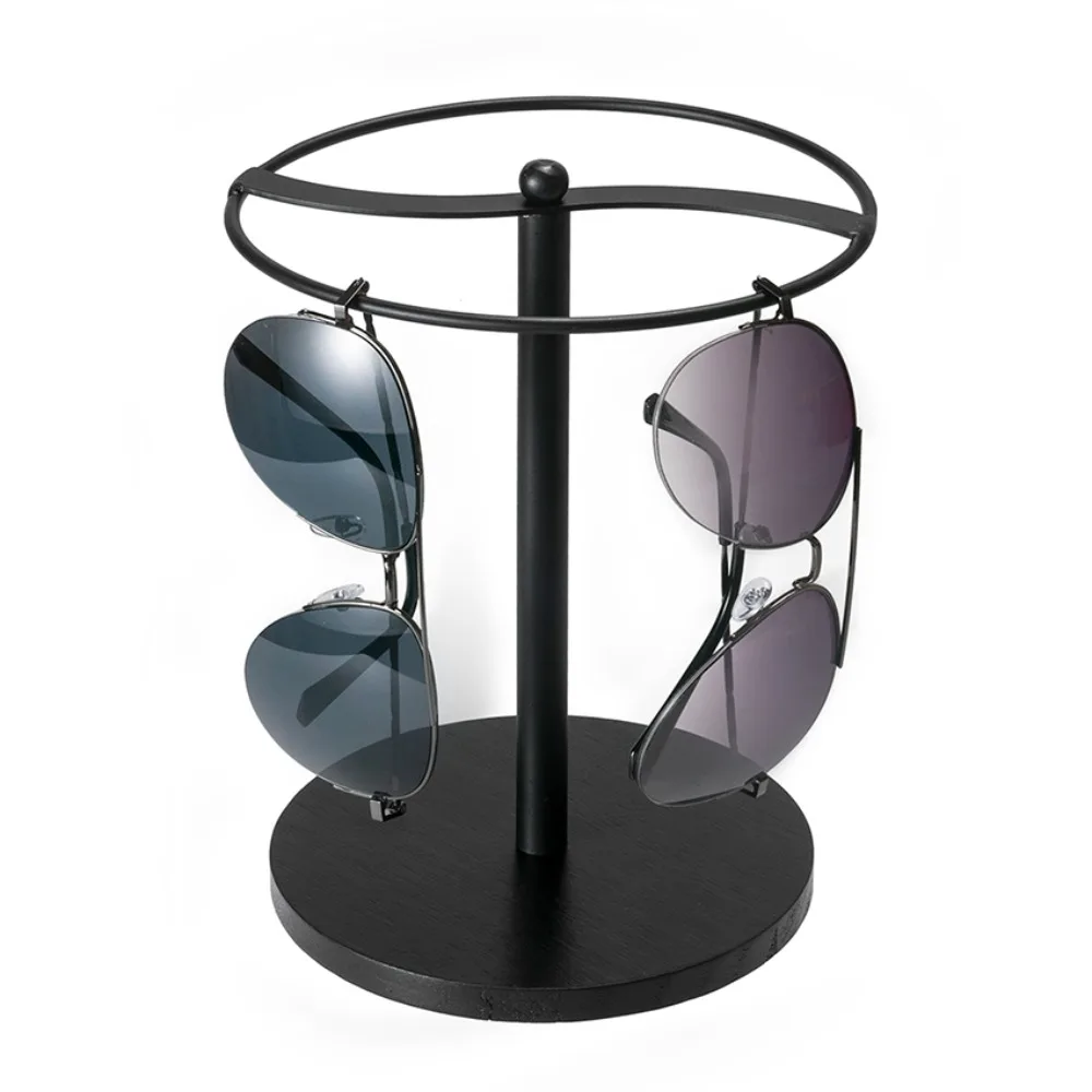 with Anti-Slip Base Sunglass Storage Holder Space Saving Metal Eyewear Display Stand Desktop Eyewear Organizers Stand Bedroom