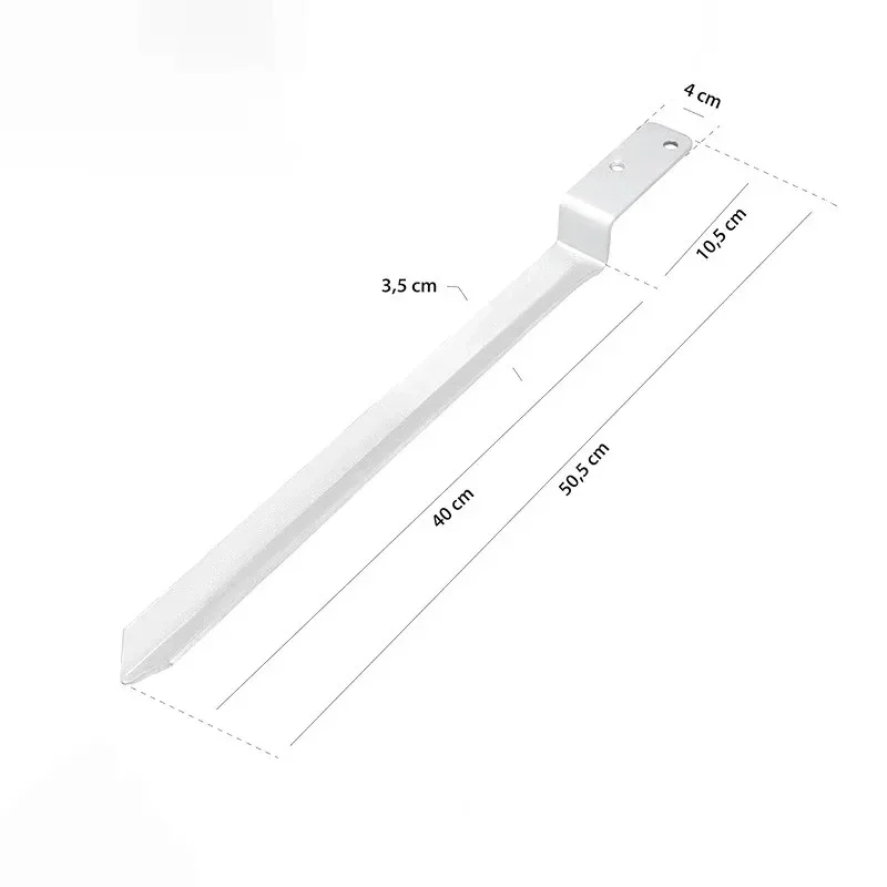 Wood Pile Impact Grounding Casing Steel, Fixed Anchor Wood Post Reinforced Ground Anchor Suitable for Wooden Swings