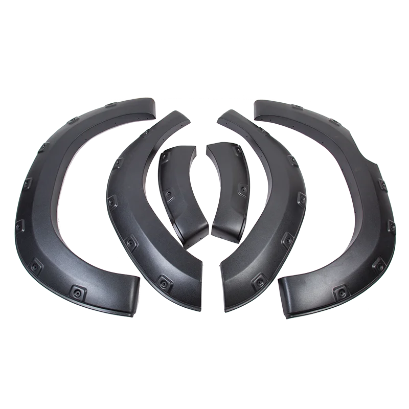 High Quality Black ABS Fender Flares 4x4 For Hilux Revo 2021on ABS Fender Flares