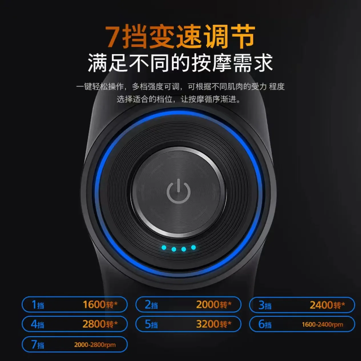 PPM3202G Fascia Gun Deep Waist Leg Neck Shoulder Massage Gun Enhances Thrust