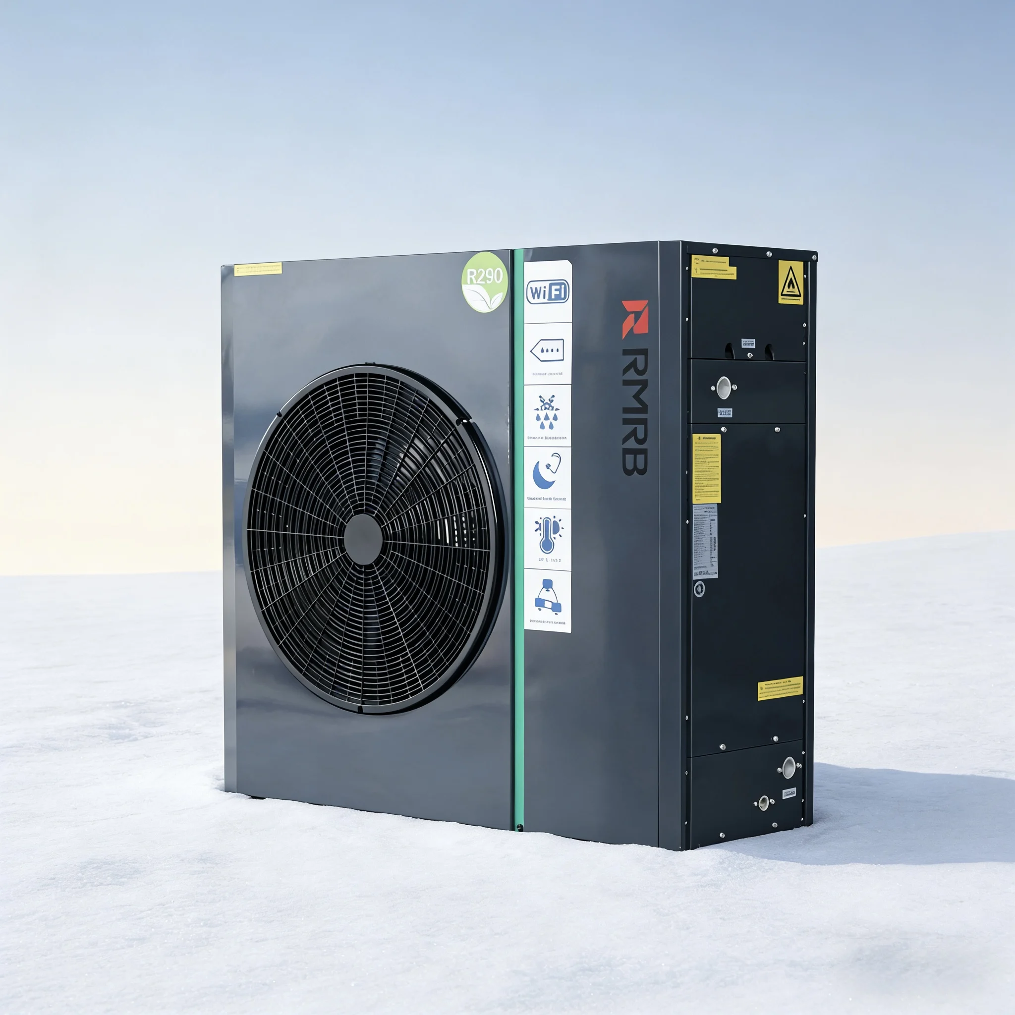 

R290/9.3kW Heat Pump High Efficiency Monobloc Air Source EVI ERP A+++ CE WiFi Heating & Cooling WiFi Control Factory Price