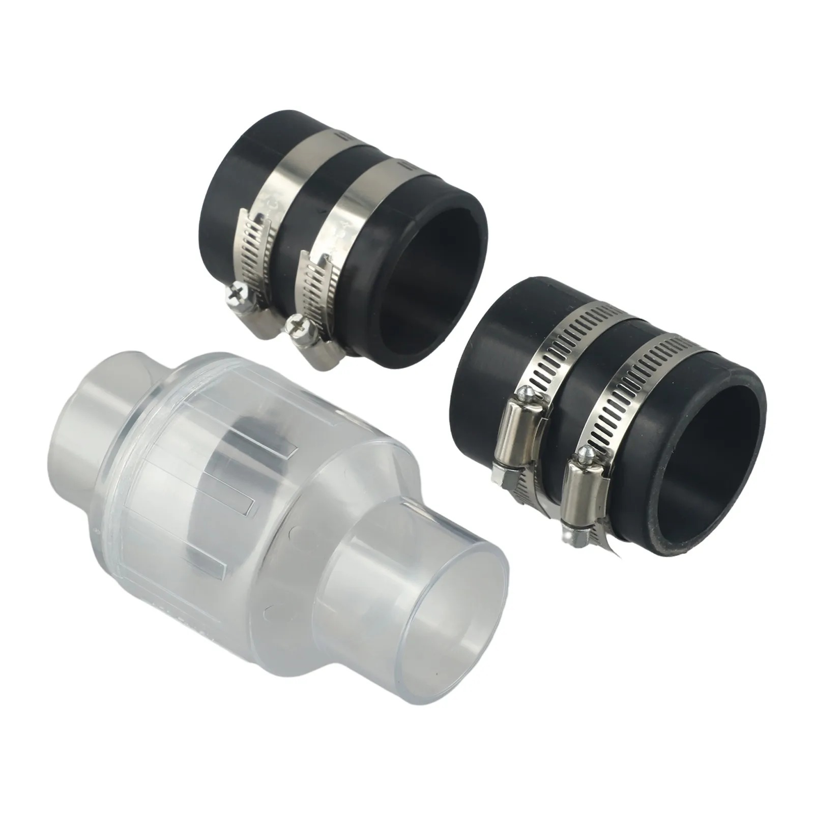 For Sewage Systems Sump Pump Check Valve 1.5 Inch Check Valve ABS+Metal Construction High-quality Materials Manual Measurement