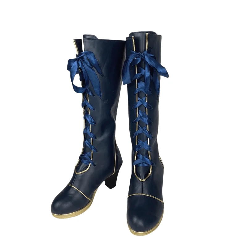 永遠の花エミリーダイアーコスプレ靴ゲームアイデンティティ V コスプレ小道具 PU 靴ハロウィンカーニバルブーツ Aceessories カスタムメイド