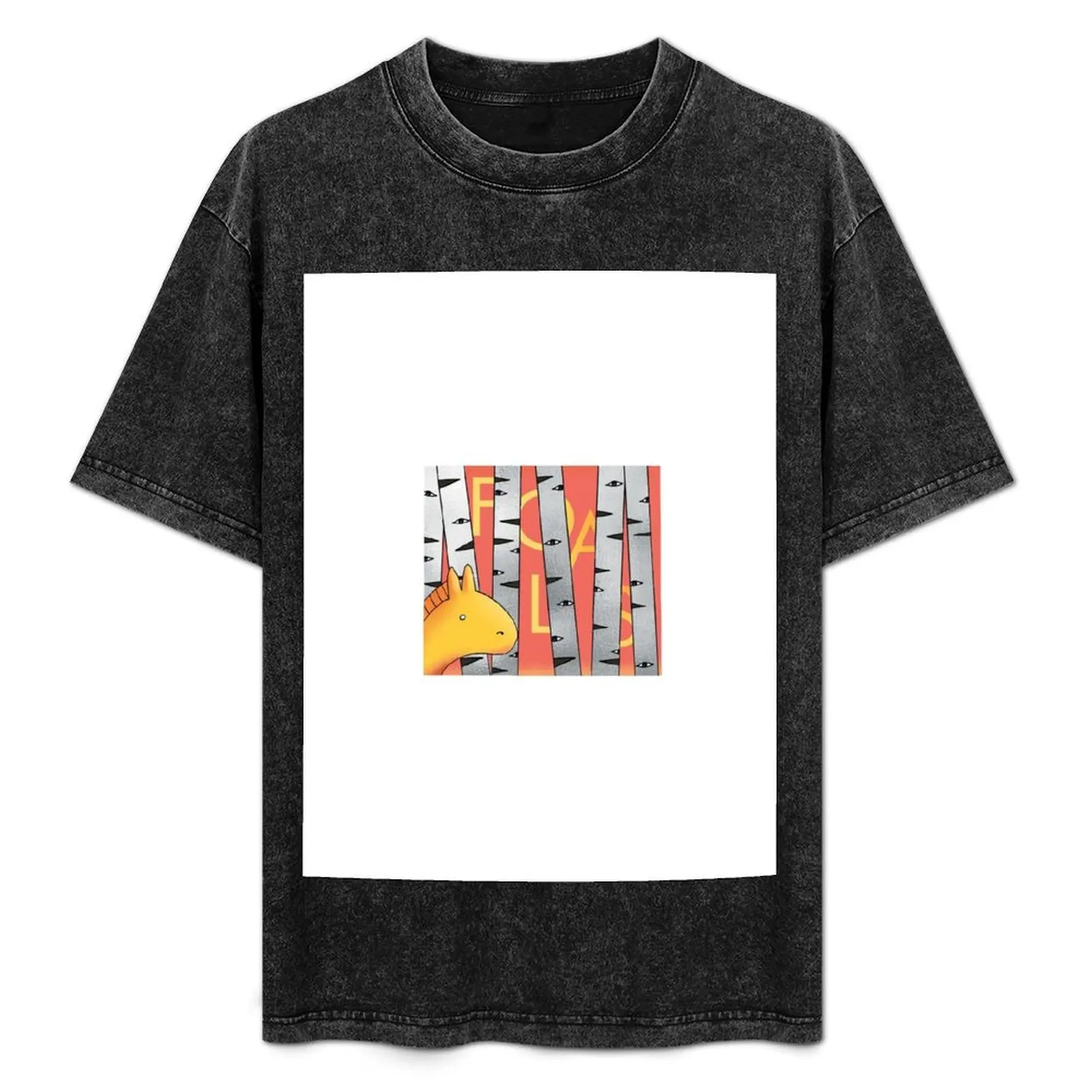 

Foals (band) Illustration T-Shirt graphic t shirt vintage plus size clothes t shirt men 100℅ cotton