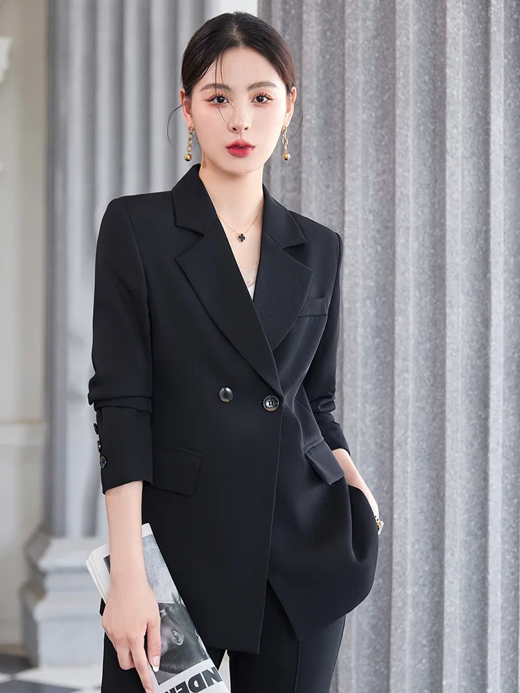 Business Suit Tailored Suit Formal Clothes Women's Suit Work Clothes Dignified Goddess Fan High-End Seaside Vacation High-End Su