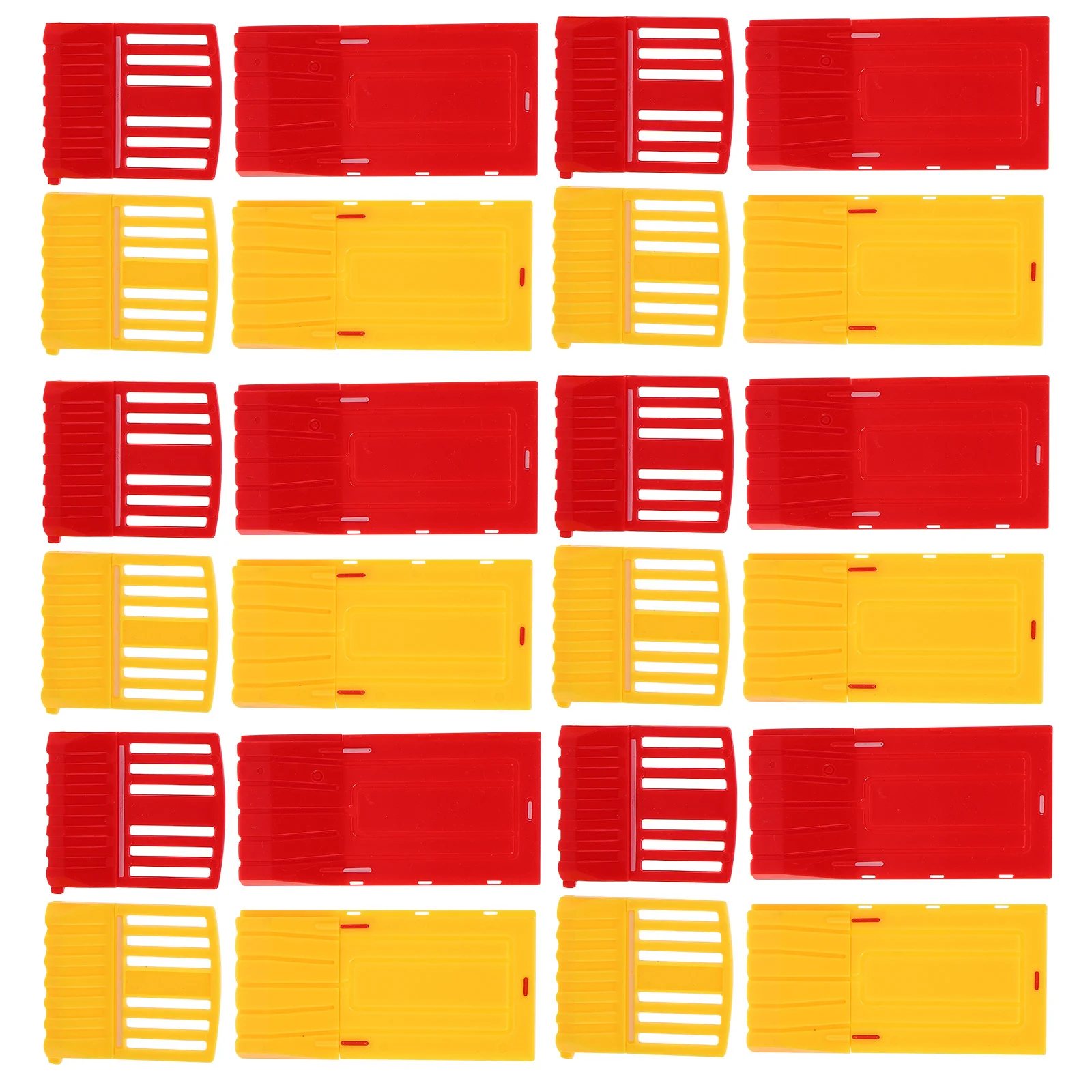 

32pcs Micro Landscape Fence Miniature Construction Fences Realistic Decor Durable Lightweight Plastic Road