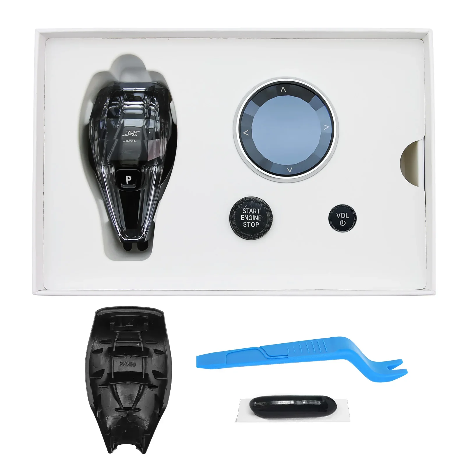 4-teiliges Set Kristall-Schalthebel für BMW G20 G21 IX3 G08 X3 G01 X6 G06 X7 G07 X5 G05 Automatik-Kristallschaltknauf – Detail 14