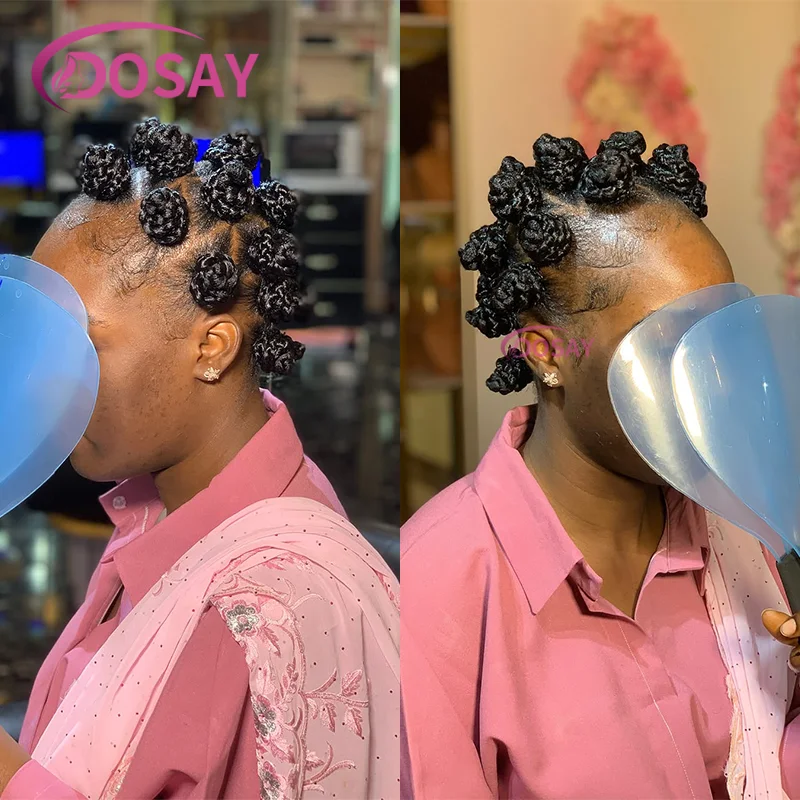 合成フルレースバンタンノット編組ウィッグレースフロント三つ編みウィッグベビーヘアアフリカ編組髪ナチュラルレースウィッグ発売中
