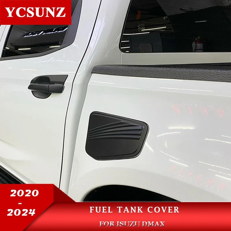 ABS Fuel Tank Cover For Isuzu Dmax D-Max 2020 2021 2022 2023 2024 V-cross AT35 Safir Car Accessories Pickup Truck