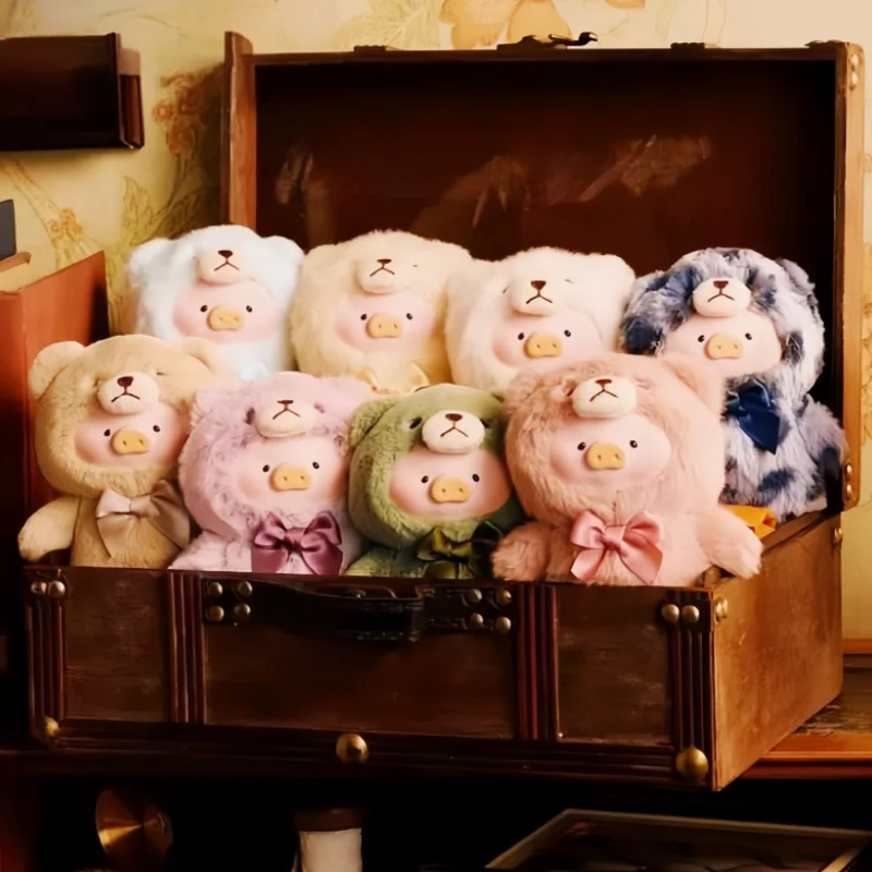 

New Genuine In Stock Lulu Beautiful Time Series Vinyl 2.0 Retro Teddy Canned Pig Blind Box Handmade Vinyl Face Pendant Girl Gift