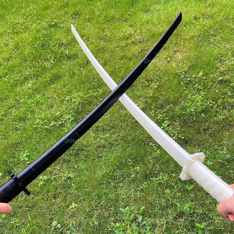 3D Printed Gravity Samurai Sword Retractable Katana Sword Scalable Lightsaber Cosplay Prop Gift Xmas Party Favors